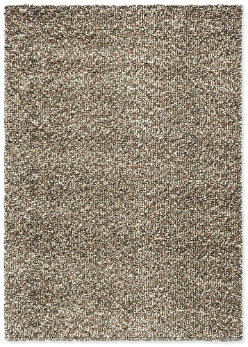 Pop-Art Grey Shag Felted Rug