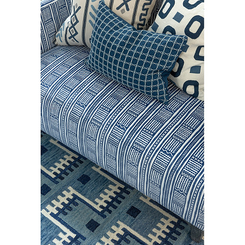 Maliana Indigo 50 × 35 Cushion