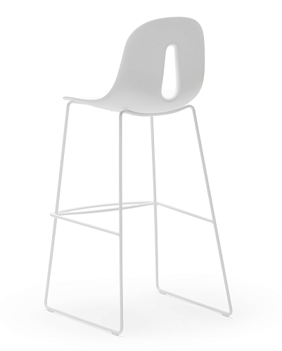 Gotham White Bar Stool