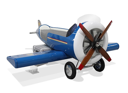 Cloud Glider Blue Plane Bed