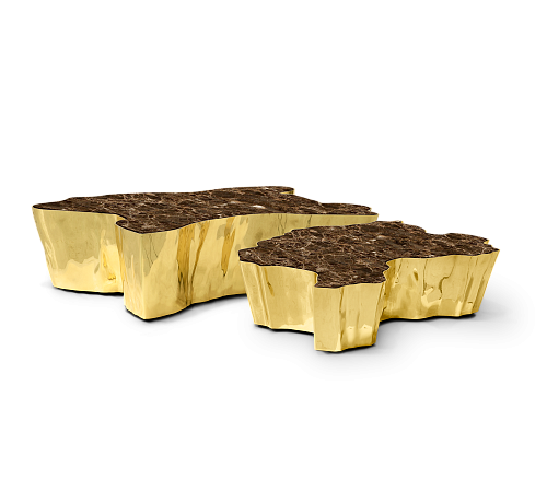Paradise Brown Stone Coffee Table