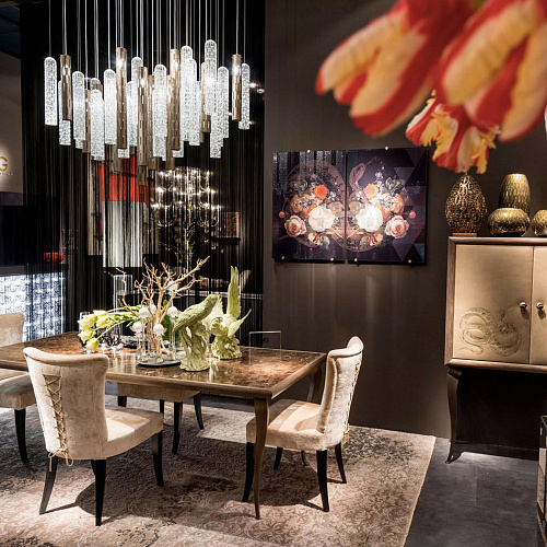 Adam Dining Table in Wood Finish