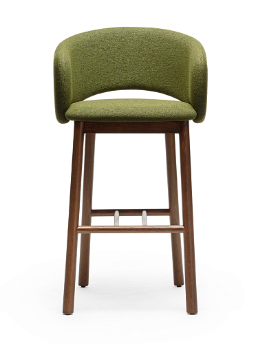 Bel Green Walnut Bar Stool