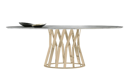 Ray Gold Dining Table