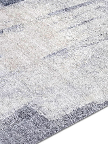 Silver Grey Hand-Woven Rug