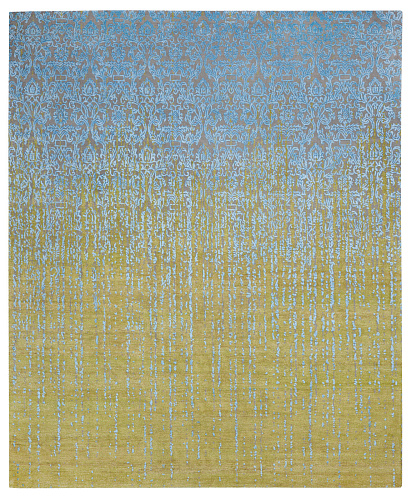 Roma Vendetta Blue And Yellow Rug