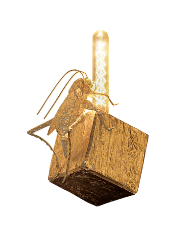 Geode Filigree Cricket Small Wall Light