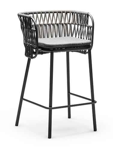 Jujube Anthracite Outdoor Bar Chair