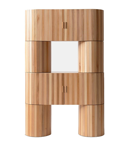 Natural Lime Wood Cabinet