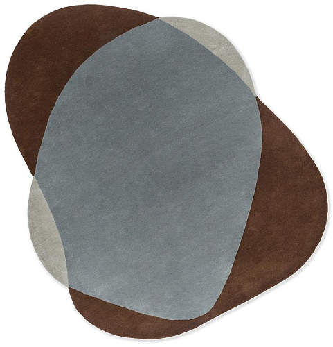 Element Chad Brown Blue Rug
