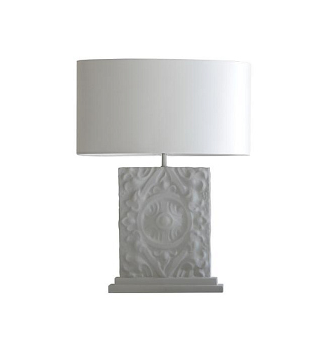 Piastrella Table Lamp in Greyed Oak
