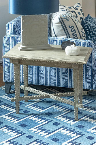 Stratford End Table Greyed Oak