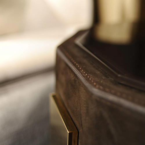 Carthay Black/Gold Side Table