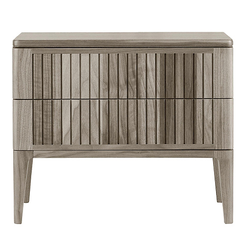 Eleva Chic Grey Nightstand