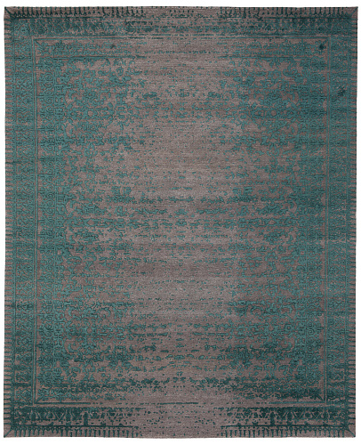 Ferrara Stomped Reverse Grey Blue Rug