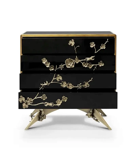 Mirage Lacquer Bedside Table