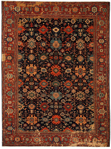 Bidjar Kingscross Little Rocked Gold Silk Rug