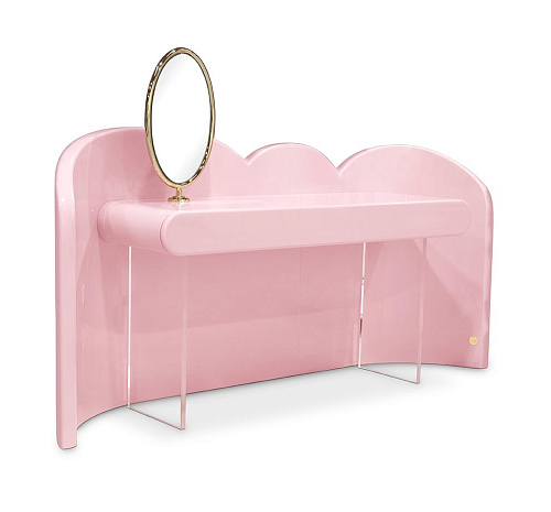 Dreamy Cloud Pink Dressing Table