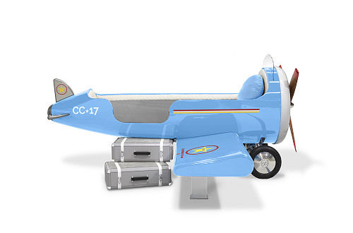 Cloud Glider Blue Plane Bed