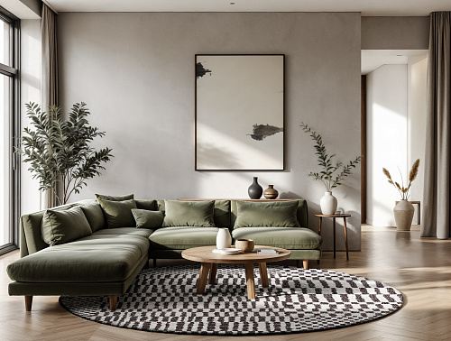 Caidal 9651 Round Rug