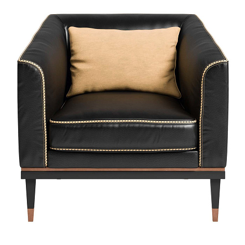 Black Leather Armchair