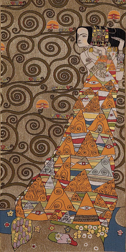 Lady (Right), from Klimt Orange Tapestry