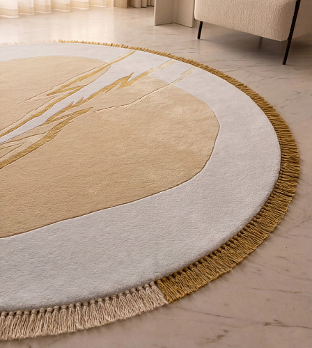 Lightning Crest Ivory Rug