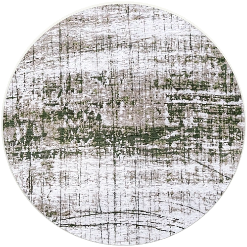 Central Green 9797 Round Rug