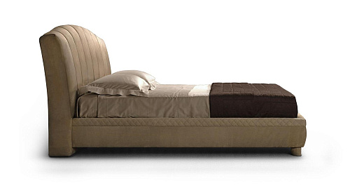 Stitched Headboard Bed