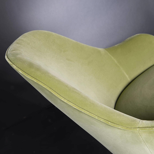 Paulette Green Dining Chair with Arms