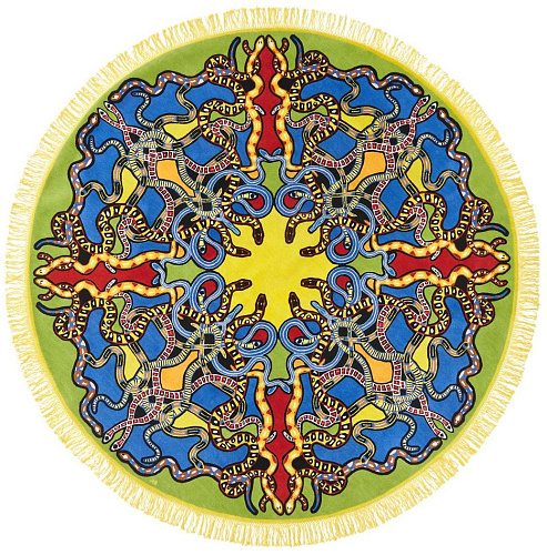 Snake Circle Rug
