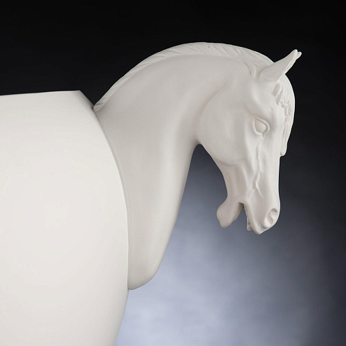 Horse Bowl-Style Vase