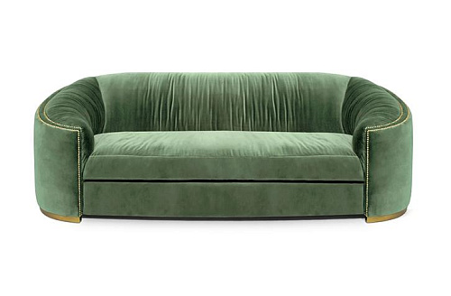 Premium Green Curved Sofa