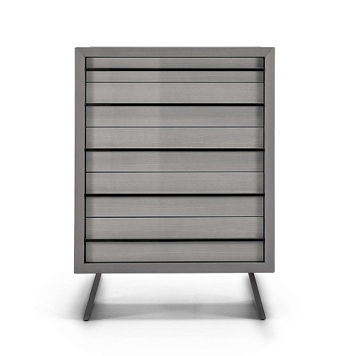 Five-Drawer Chest of Drawers with Metal Handle