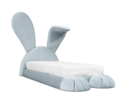 Cozy Rabbit Blue Bed
