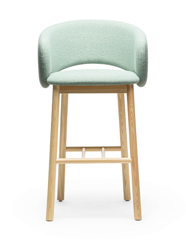 Bel Ash Wood Bar Stool