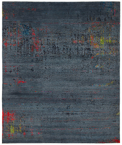 Artwork 9 Multicolor Red Rug