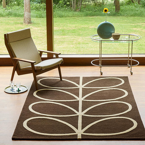 Giant Linear Stem Walnut 059401 Rug