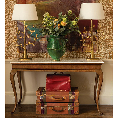 Marquette Console Grey Fruitwood