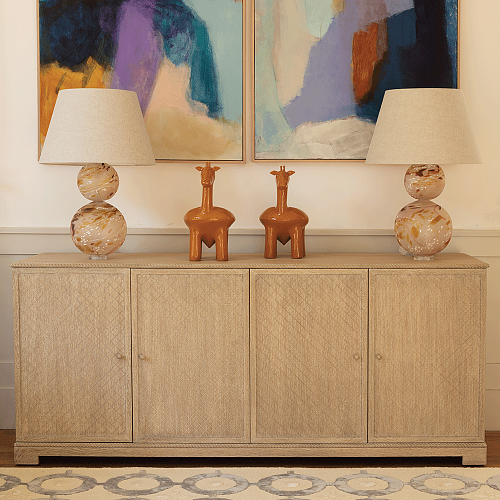 York Buffet Venetian White Oak
