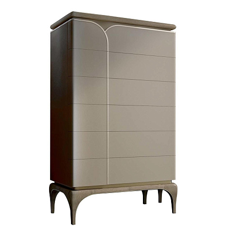 Luxury Beige High Chest of Drawers