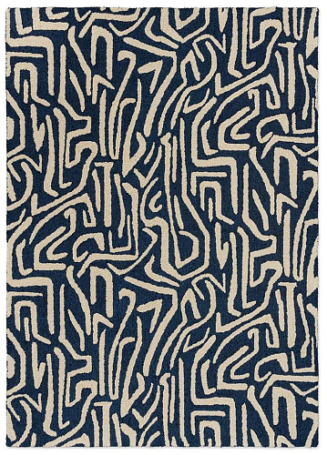 Melodic Blue Outdoor Rug