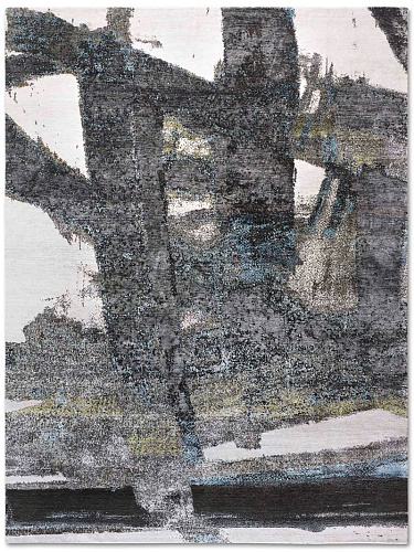 Green Rust Hand-Woven Rug