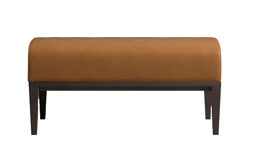 Contemporary Leather Bench