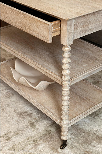 Tormarton End Table Washed Acacia