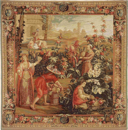 The Pineapple Harvest Tapestry