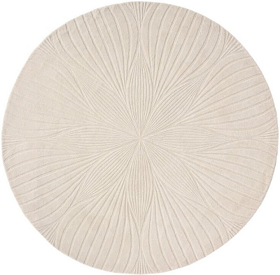 Circular Wool Rug Sand, 180x240 cm - Layered @ RoyalDesign