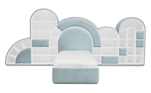 Candy Pop Bed Blue Bed