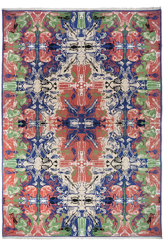 Perished Persian Handwoven Rug