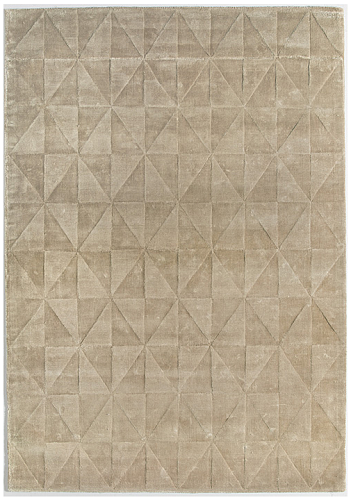 Triangles Beige Rug